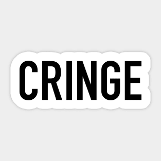 Cringe Sticker